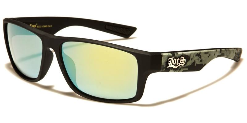 LOCS SUNGLASSES (CAMO - GREEN/YELLOW LENS)